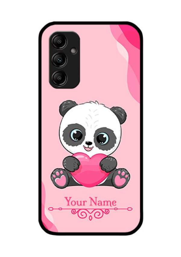 Galaxy A14 4G Custom Glass Mobile Case - Cute Panda Design