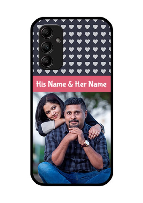 Galaxy A14 5G Custom Glass Mobile Case - Love Symbols Design