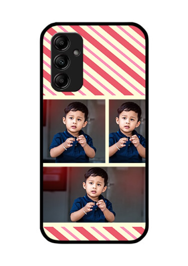 Galaxy A14 5G Personalized Glass Phone Case - Picture Upload Mobile Case Design