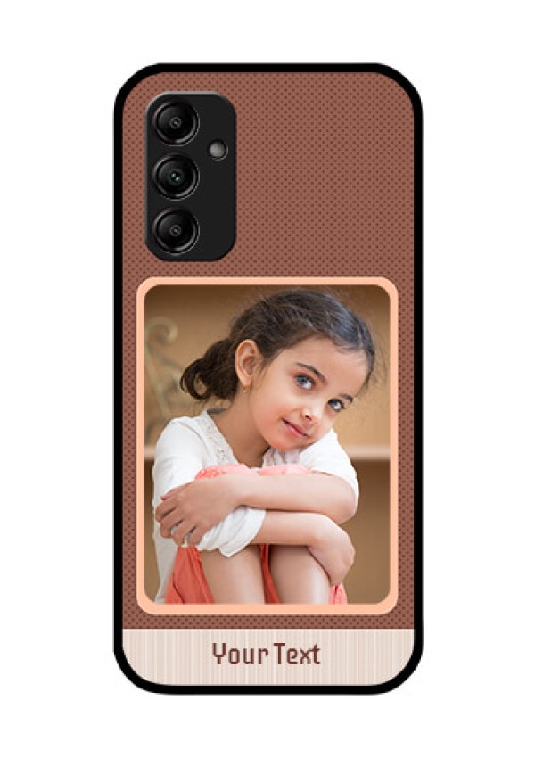 Galaxy A14 5G Custom Glass Phone Case - Simple Pic Upload Design