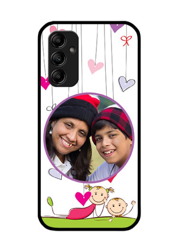 Galaxy A14 5G Photo Printing on Glass Case - Cute Kids Phone Case Design