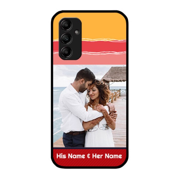 Galaxy A14 5G Custom Glass Mobile Case - Colorful Case Design