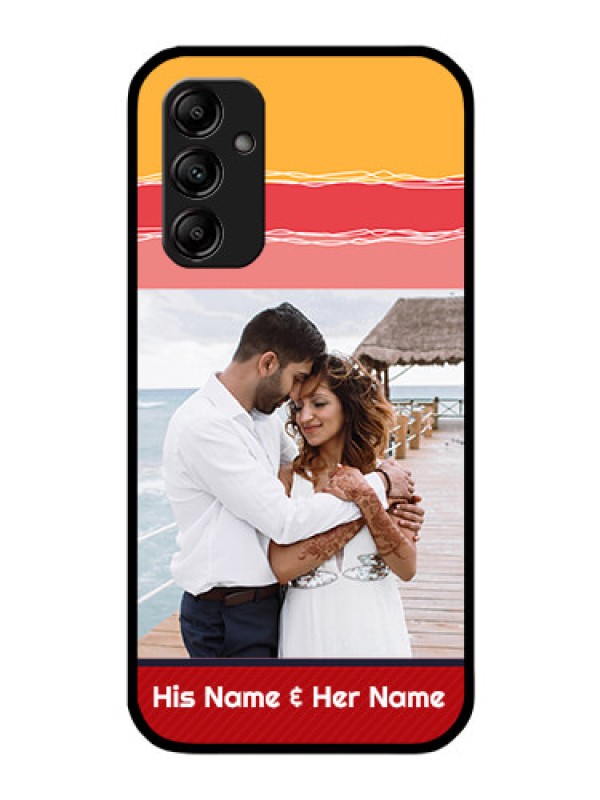 Custom Galaxy A14 5G Custom Glass Mobile Case - Colorful Case Design