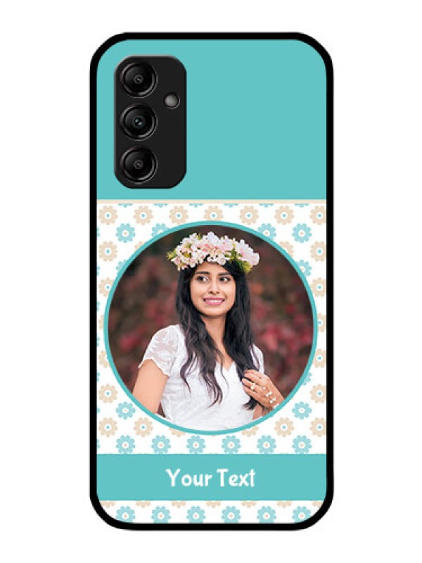 Custom Galaxy A14 5G Custom Glass Mobile Case - Beautiful Flowers Design