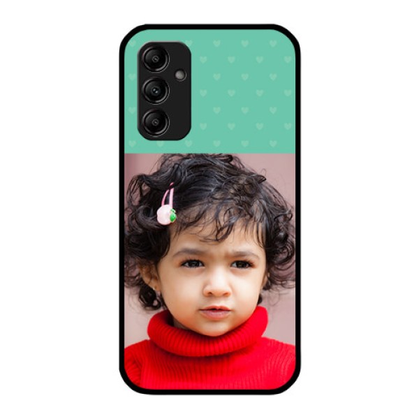 Galaxy A14 5G Custom Glass Phone Case - Lovers Picture Design