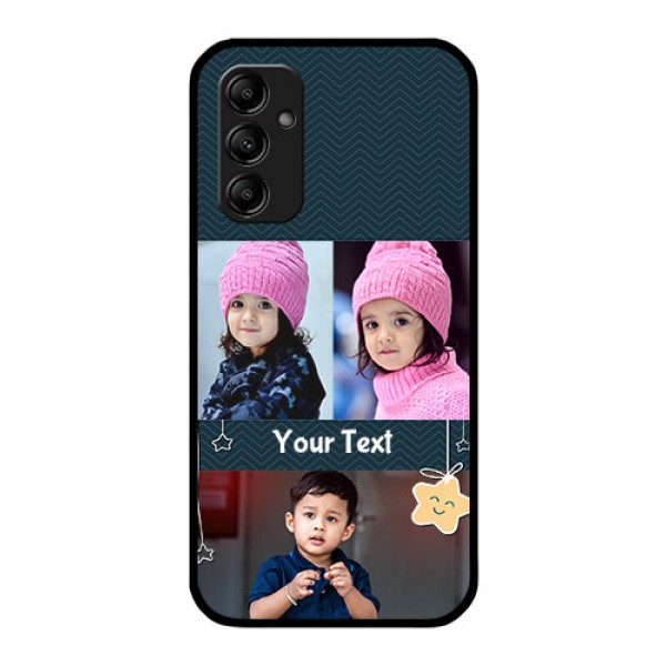 Galaxy A14 5G Custom Glass Mobile Case - Hanging Stars Design