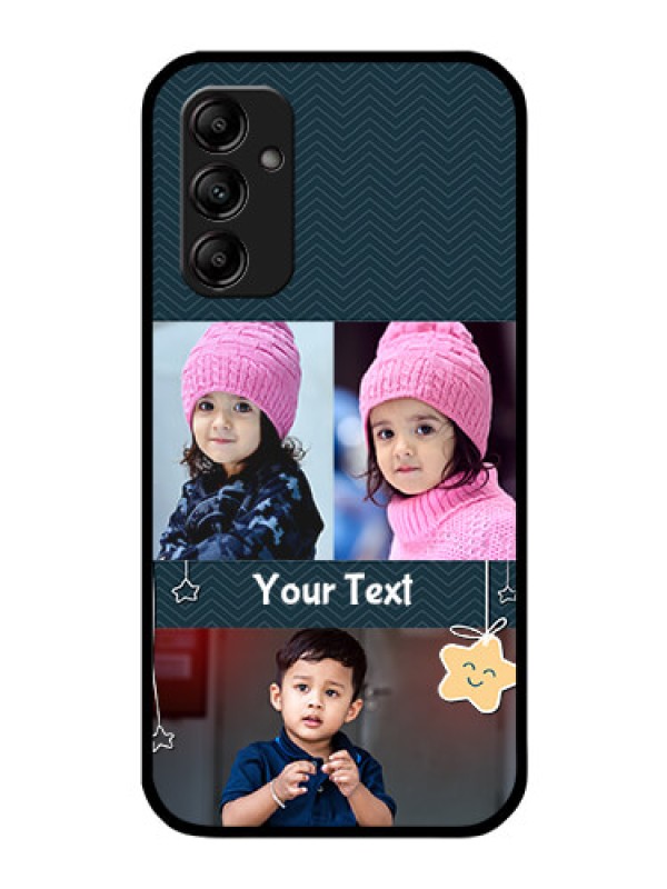 Custom Galaxy A14 5G Custom Glass Mobile Case - Hanging Stars Design