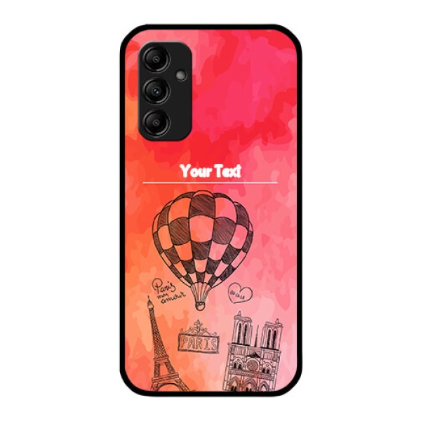 Galaxy A14 5G Custom Glass Phone Case - Paris Theme Design