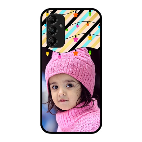Galaxy A14 5G Custom Glass Mobile Case - Lights Hanging Design