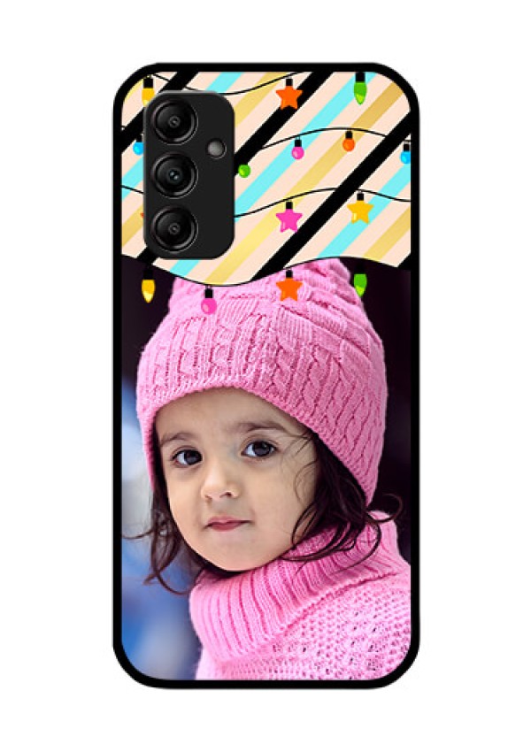 Galaxy A14 5G Custom Glass Mobile Case - Lights Hanging Design