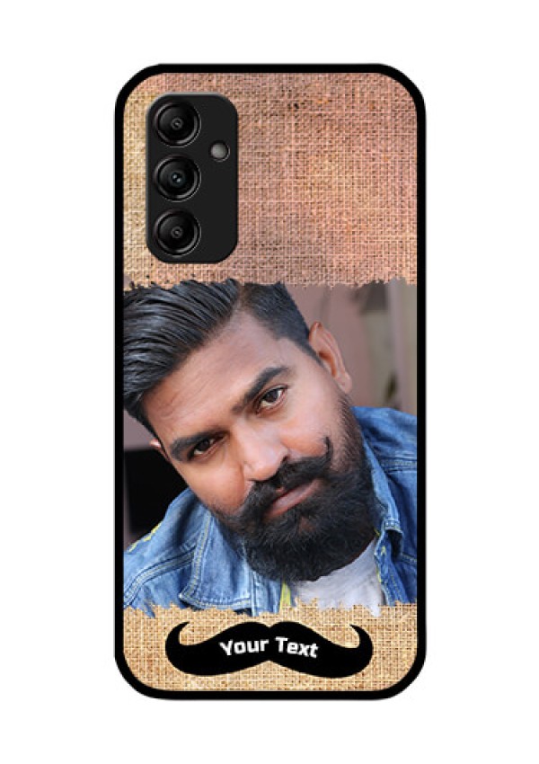 Galaxy A14 5G Personalized Glass Phone Case - with Texture Design