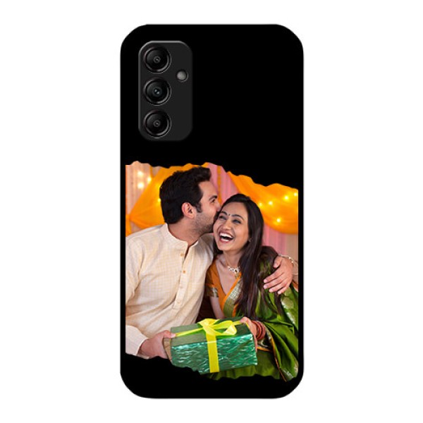 Galaxy A14 Custom Glass Phone Case - Tear-off Design Galaxy A14 Custom Glass Phone Case - Tear-off Design