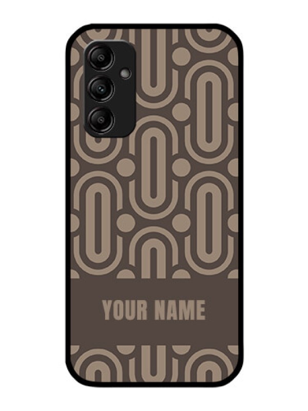 Custom Galaxy A14 Custom Glass Phone Case - Captivating Zero Pattern Design