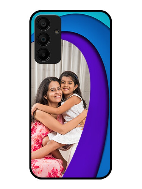 Custom Samsung Galaxy A15 5G Custom Glass Phone Case - Simple Pattern Design