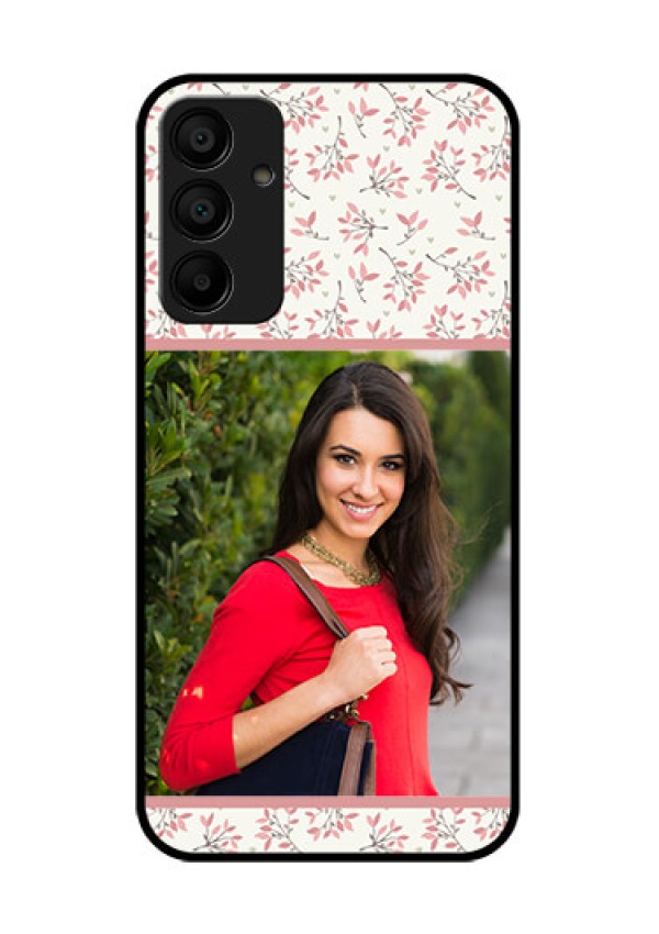 Samsung Galaxy A15 5G Custom Glass Phone Case - Stunning Floral Design