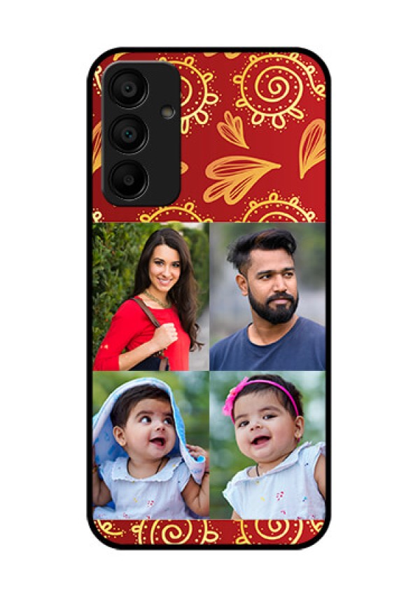 Samsung Galaxy A15 5G Custom Glass Phone Case - 4 Image Traditional Design