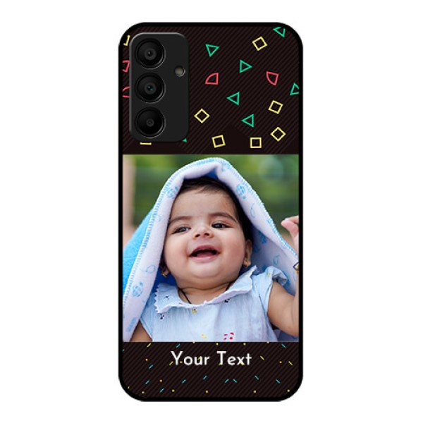 Samsung Galaxy A15 5G Custom Glass Phone Case - With Confetti Birthday Design Samsung Galaxy A15 5G Custom Glass Phone Case - With Confetti Birthday Design