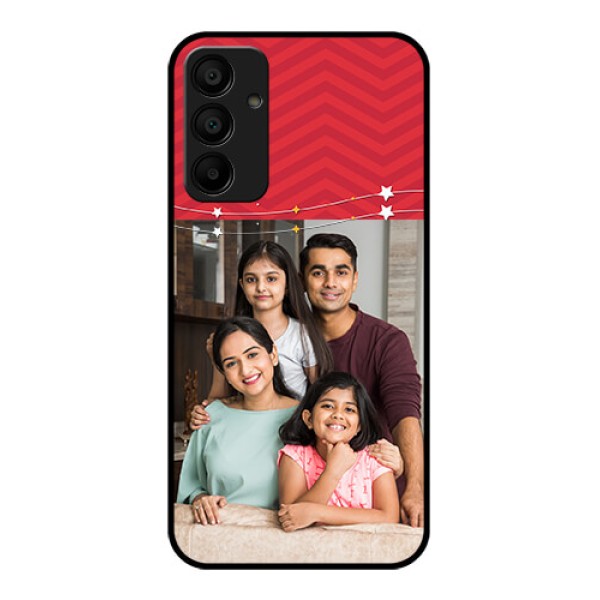 Samsung Galaxy A15 5G Custom Glass Phone Case - Happy Family Design
