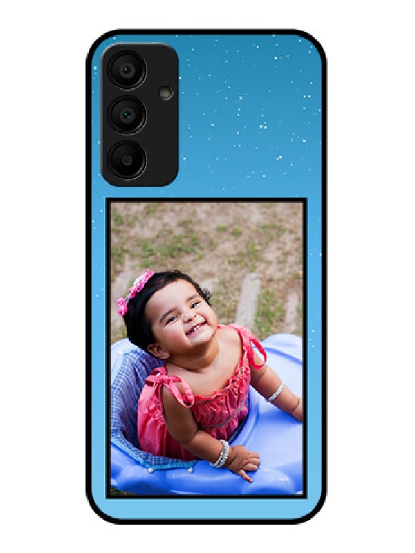 Custom Samsung Galaxy A15 5G Custom Glass Phone Case - Wave Pattern Colorful Design