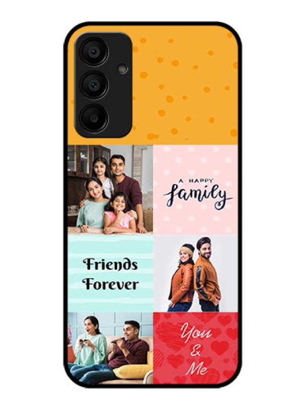 Custom Samsung Galaxy A15 5G Custom Glass Phone Case - Images With Quotes Design
