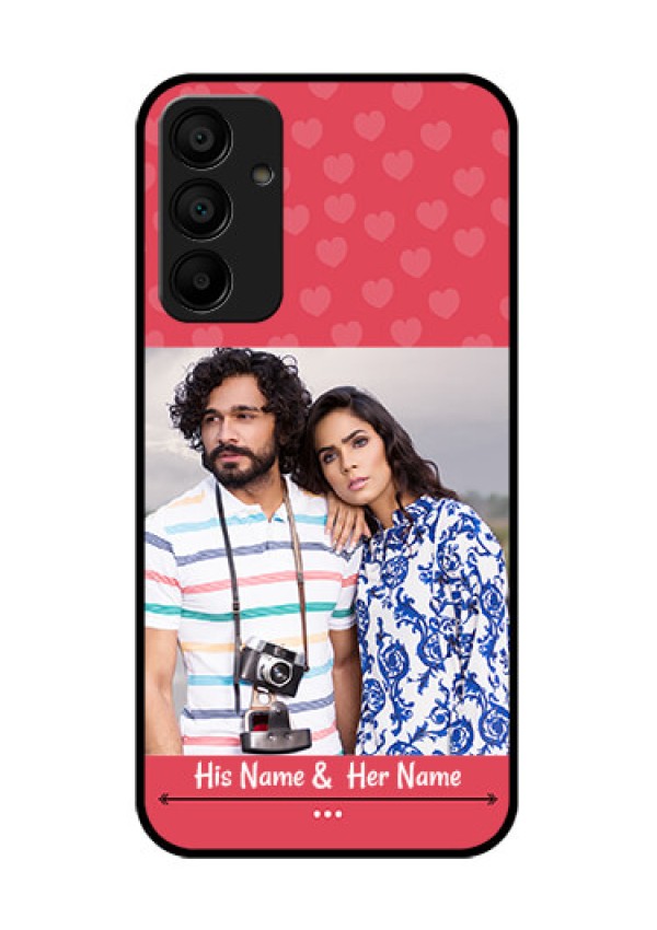 Samsung Galaxy A15 5G Custom Glass Phone Case - Simple Love Design