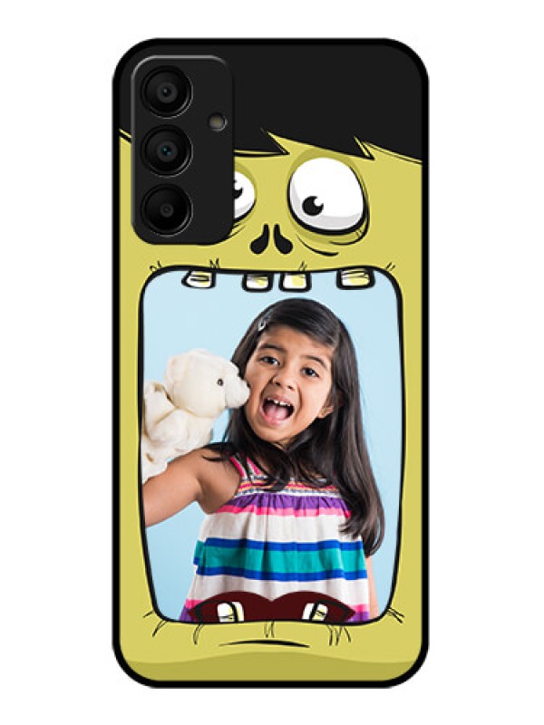 Custom Samsung Galaxy A15 5G Custom Glass Phone Case - Cartoon Monster Back Case Design