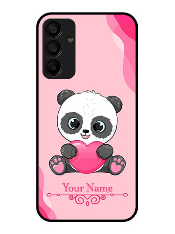 Custom Samsung Galaxy A15 5G Custom Glass Phone Case - Cute Panda Design