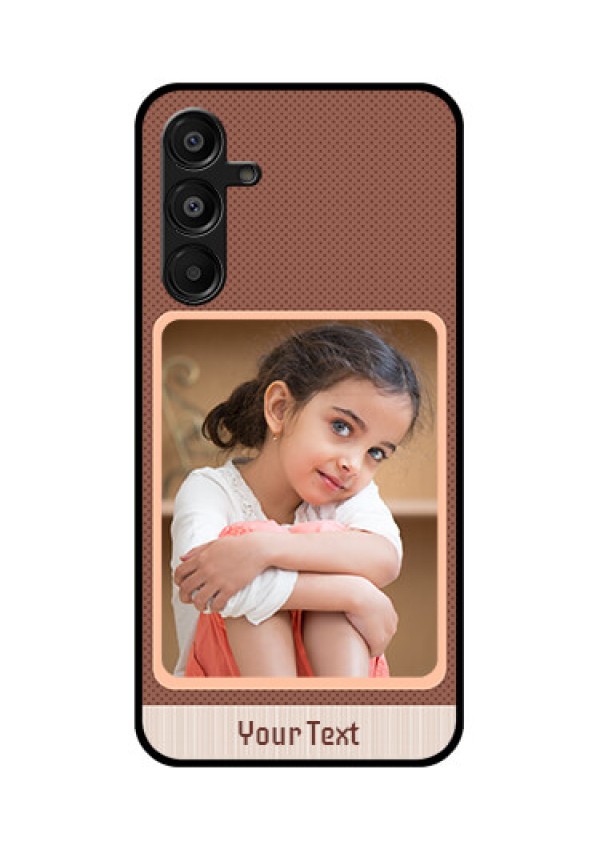 Galaxy A16 5G Custom Glass Phone Case - Simple Pic Upload Design