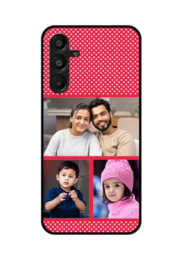 Galaxy A16 5G Custom Glass Phone Case - Bulk Photo Upload Design