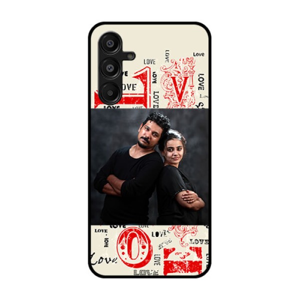Galaxy A16 5G Custom Glass Phone Case - Trendy Love Design Case
