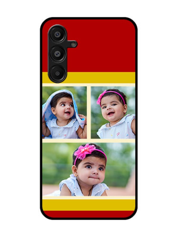 Custom Galaxy A16 5G Custom Glass Phone Case - Multiple Pic Upload Design