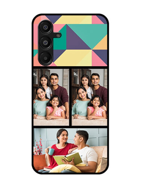 Custom Galaxy A16 5G Custom Glass Phone Case - Bulk Pic Upload Design
