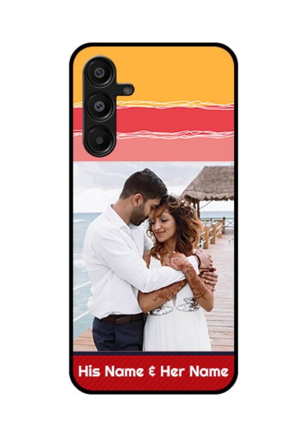 Galaxy A16 5G Custom Glass Phone Case - Colorful Case Design