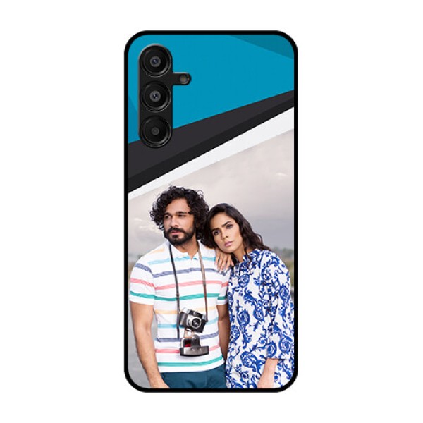 Galaxy A16 5G Custom Glass Phone Case - Simple Pattern Photo Upload Design Galaxy A16 5G Custom Glass Phone Case - Simple Pattern Photo Upload Design