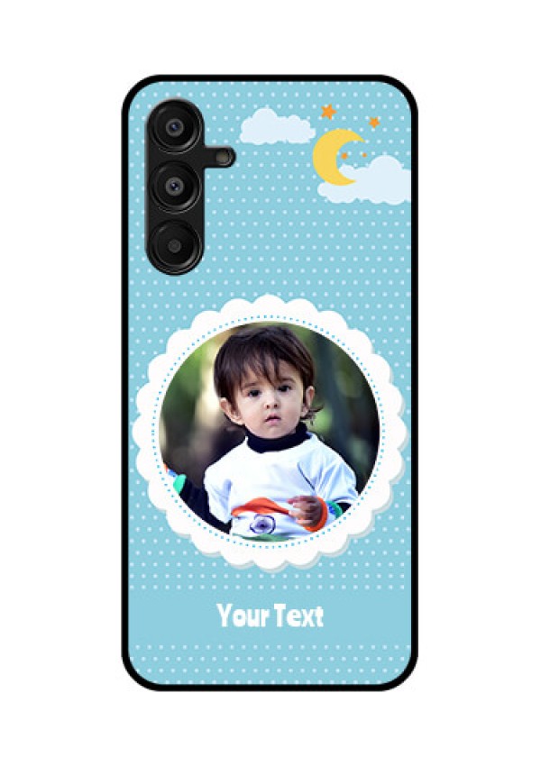 Galaxy A16 5G Custom Glass Phone Case - Violet Pattern Design