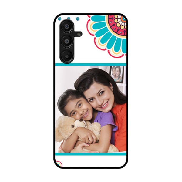 Galaxy A16 5G Custom Glass Phone Case - Flower Design Galaxy A16 5G Custom Glass Phone Case - Flower Design