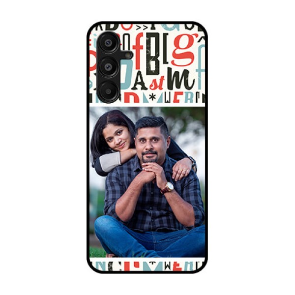 Galaxy A16 5G Custom Glass Phone Case - Alphabet Design