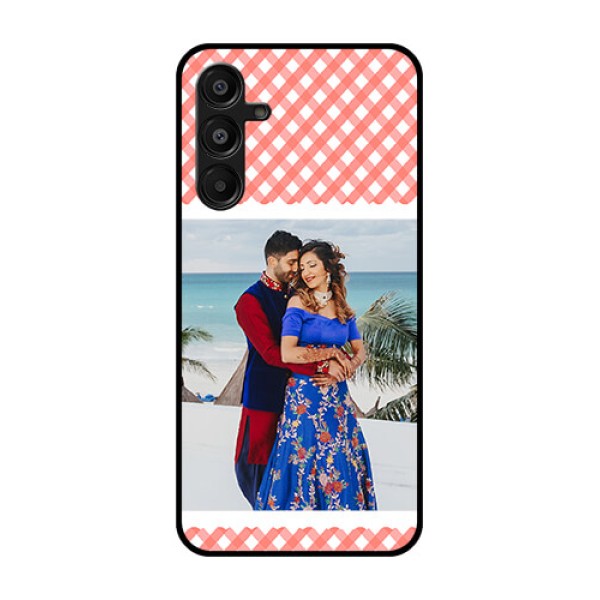 Galaxy A16 5G Custom Glass Phone Case - Pink Pattern Design Galaxy A16 5G Custom Glass Phone Case - Pink Pattern Design