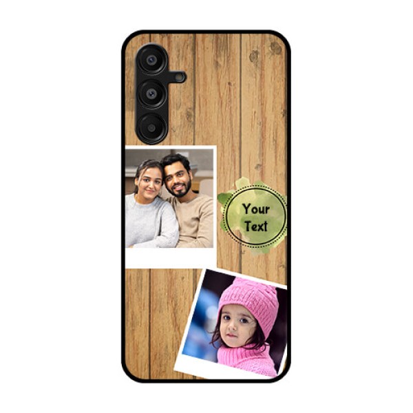 Galaxy A16 5G Custom Glass Phone Case - Wooden Texture Design Galaxy A16 5G Custom Glass Phone Case - Wooden Texture Design
