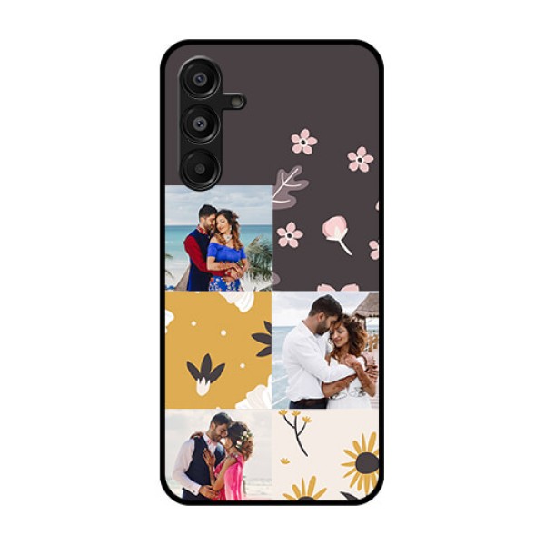 Galaxy A16 5G Custom Glass Phone Case - 3 Images With Floral Design Galaxy A16 5G Custom Glass Phone Case - 3 Images With Floral Design