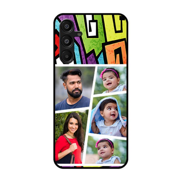 Galaxy A16 5G Custom Glass Phone Case - Graffiti Pattern Design