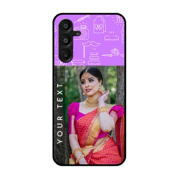 Galaxy A16 5G Custom Glass Phone Case - Birthday Icons Design Galaxy A16 5G Custom Glass Phone Case - Birthday Icons Design