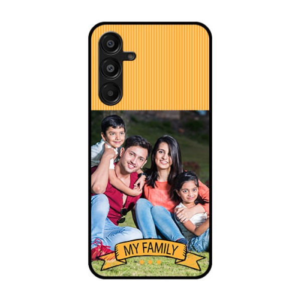 Galaxy A16 5G Custom Glass Phone Case - My Family Design