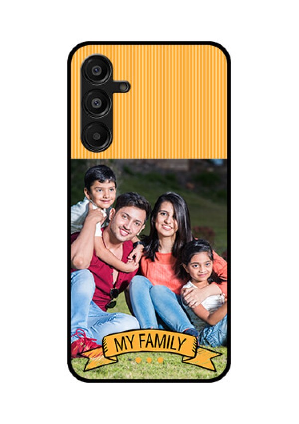 Galaxy A16 5G Custom Glass Phone Case - My Family Design