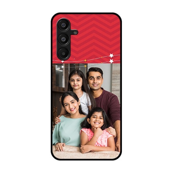 Galaxy A16 5G Custom Glass Phone Case - Happy Family Design