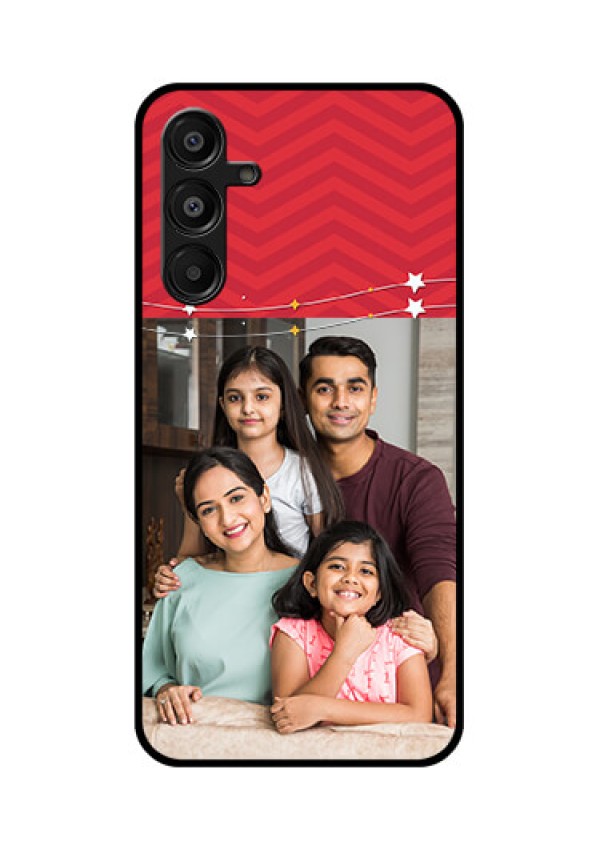 Galaxy A16 5G Custom Glass Phone Case - Happy Family Design