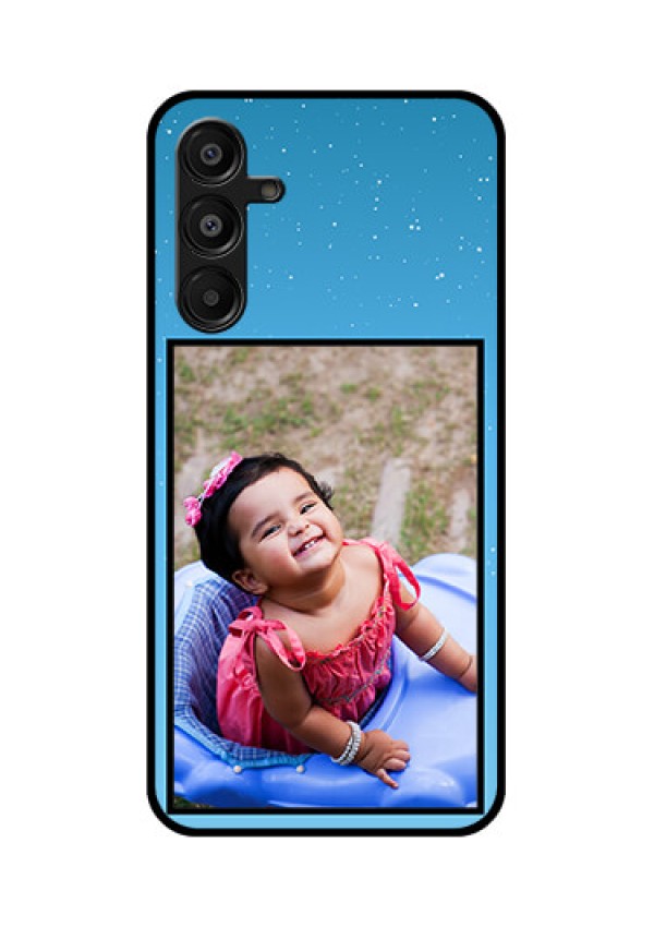Galaxy A16 5G Custom Glass Phone Case - Wave Pattern Colorful Design