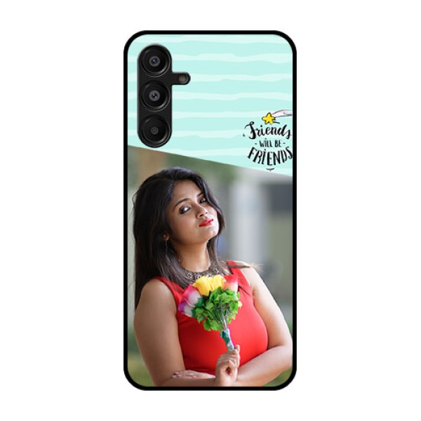 Galaxy A16 5G Custom Glass Phone Case - Friends Picture Icon Design