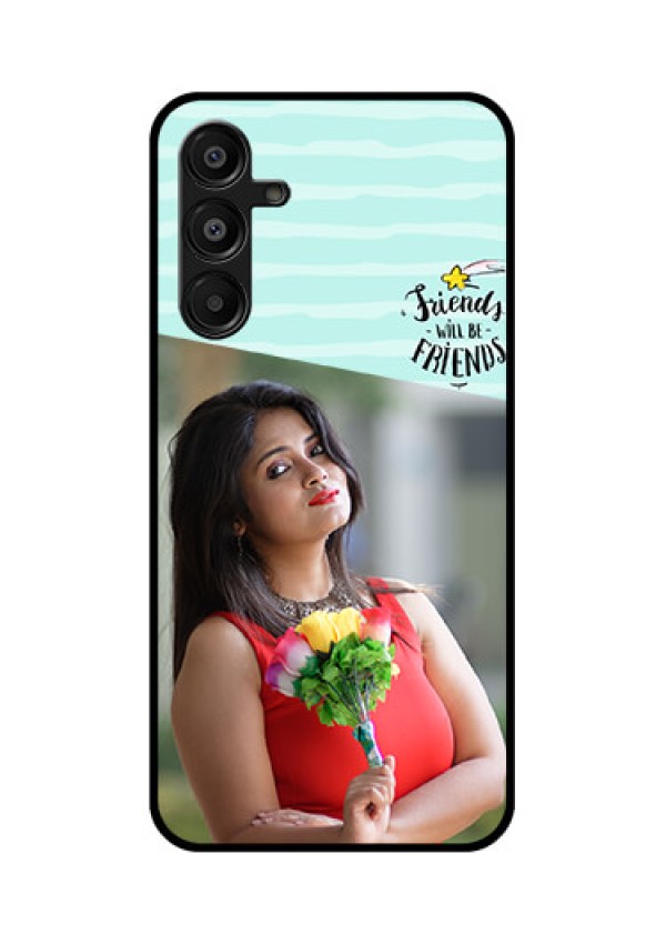 Galaxy A16 5G Custom Glass Phone Case - Friends Picture Icon Design