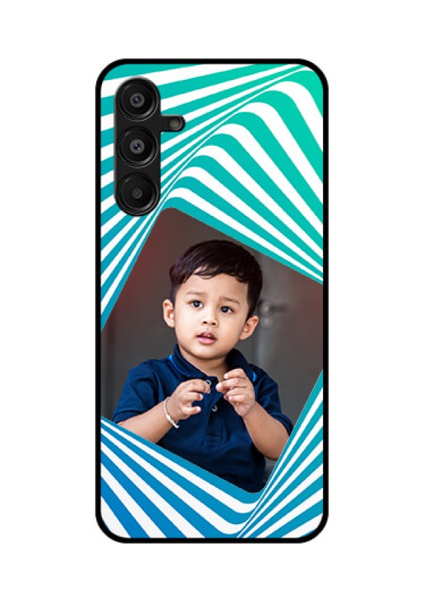 Galaxy A16 5G Custom Glass Phone Case - Abstract Spiral Design